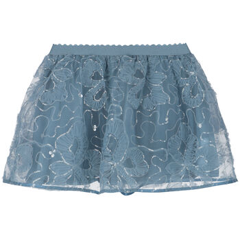 Girls Blue Tulle Skirt